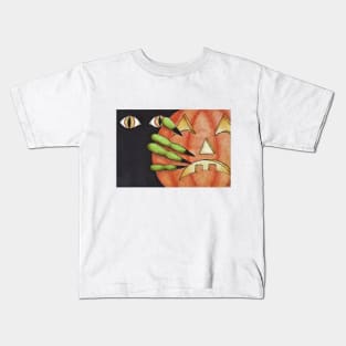 Behind the Pumpkin Kids T-Shirt